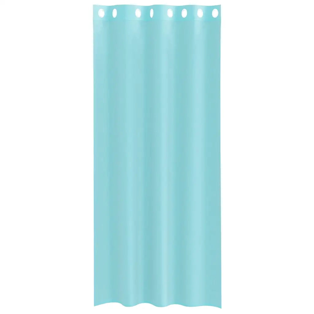 Tende in Voile con Occhielli 2 pz Turchese