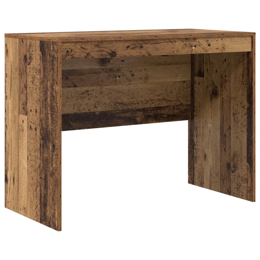 Scrivania | Tavolo da Ufficio con cassetto 2 pz Legno vecchio