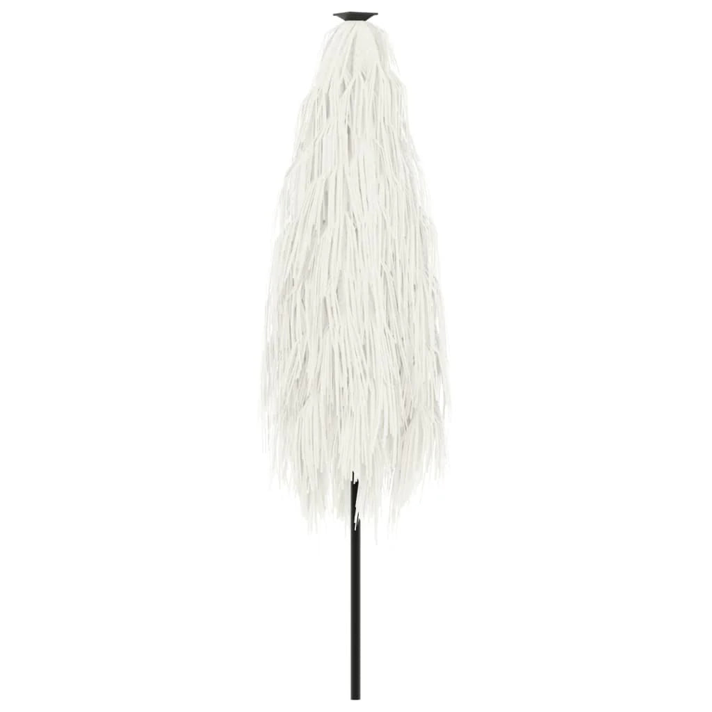 Ombrellone da giardino quadrato con protezione UV 248 x 248 x 248 cm poliestere bianco 02_0056388