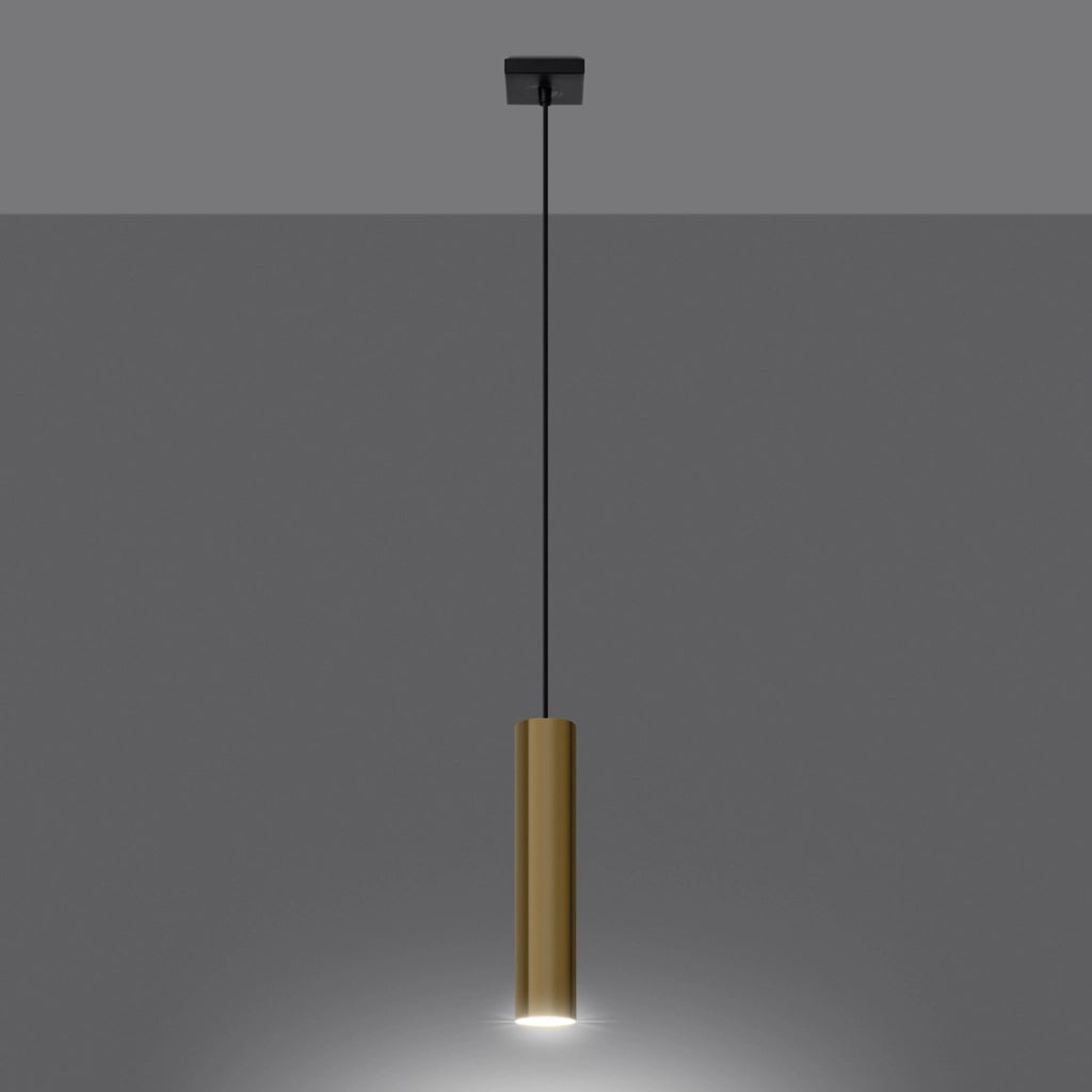 Lampada a sospensione LAGOS 1 oro lucido