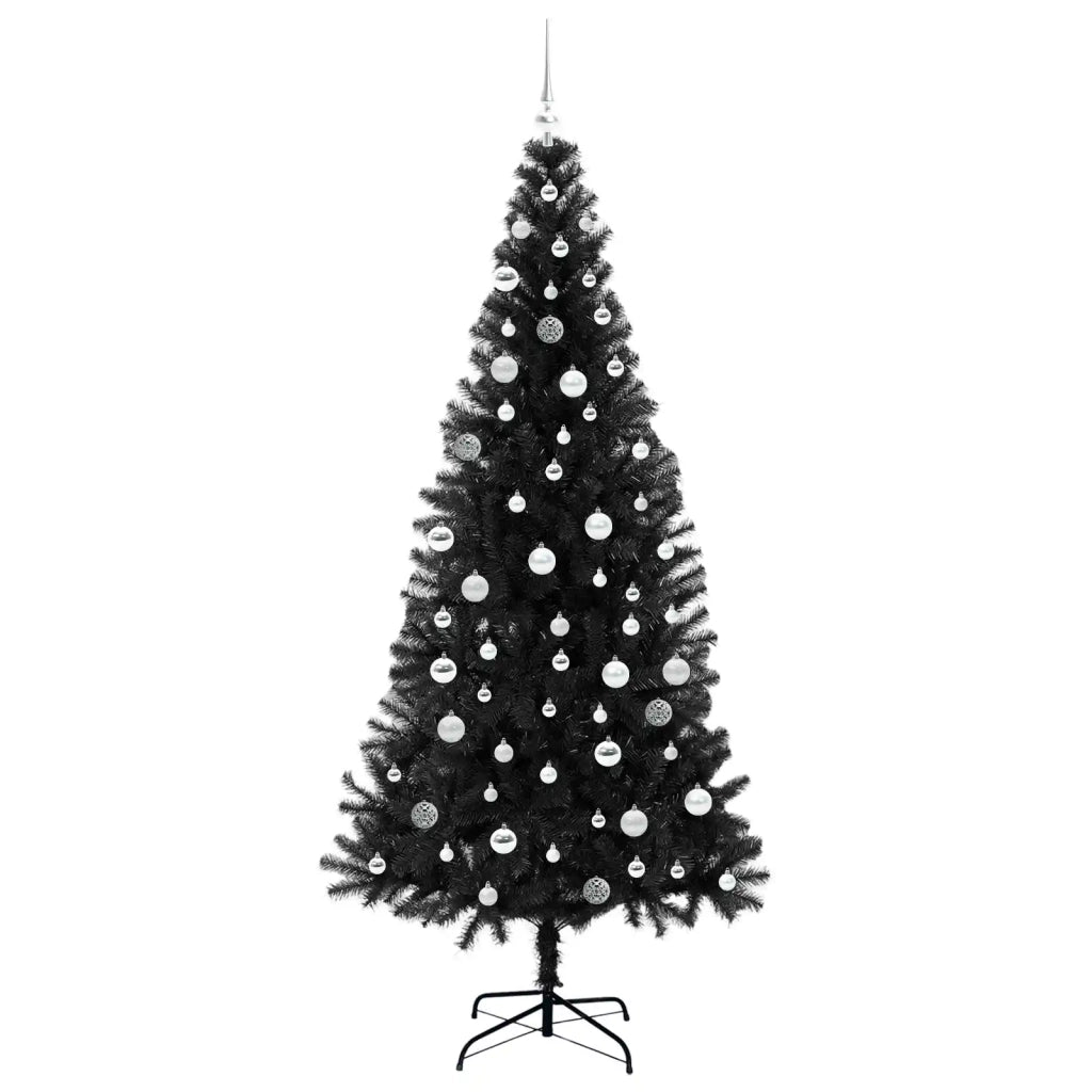 Albero di Natale con 300 LED con supporto Nero 210 cm PVC 3396492