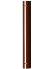 TUBO SMALTATO PER STUFA A LEGNA 'CLASSIC' Ø 130 mm - 100 cm - Col. marrone - SAVE