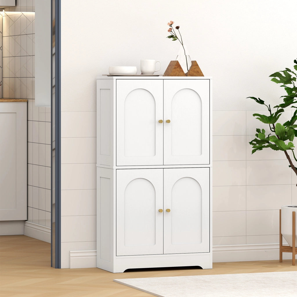 Credenza in Legno con Ante e Cassetti ¨C zephmum ¨C Bianco