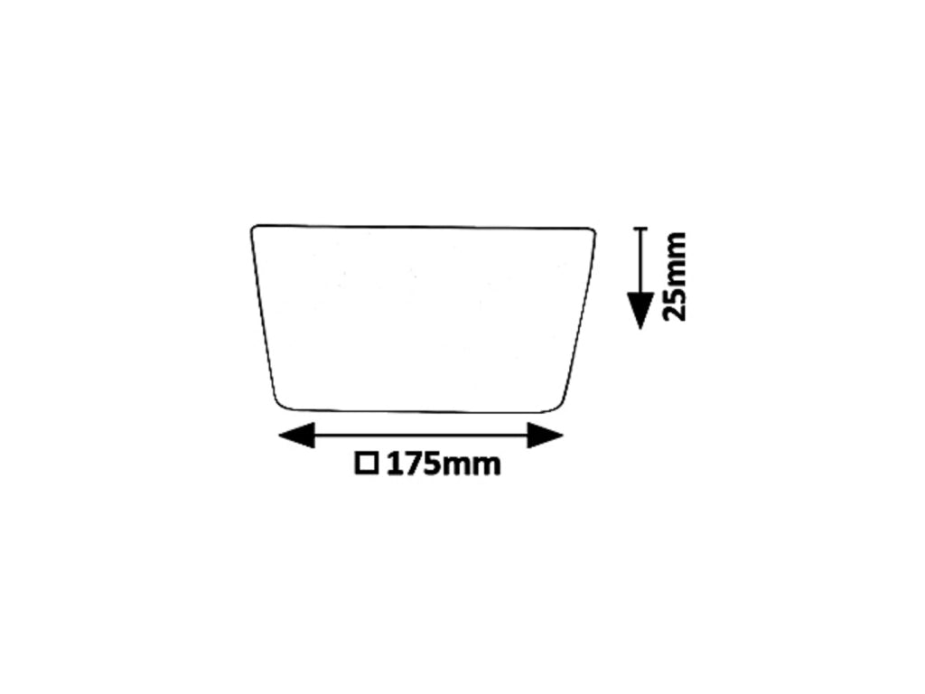 Plafoniera incasso LED 18W 4000K IP65 bianca Rabalux