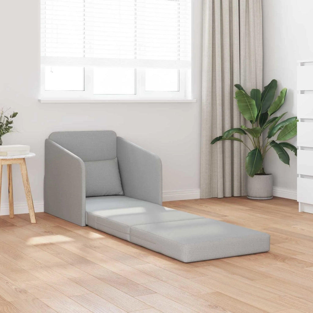 Divano letto-Sofa Letto-Daybed Grigio Nuvola 65 x 80 x 83 cm Tessuto
