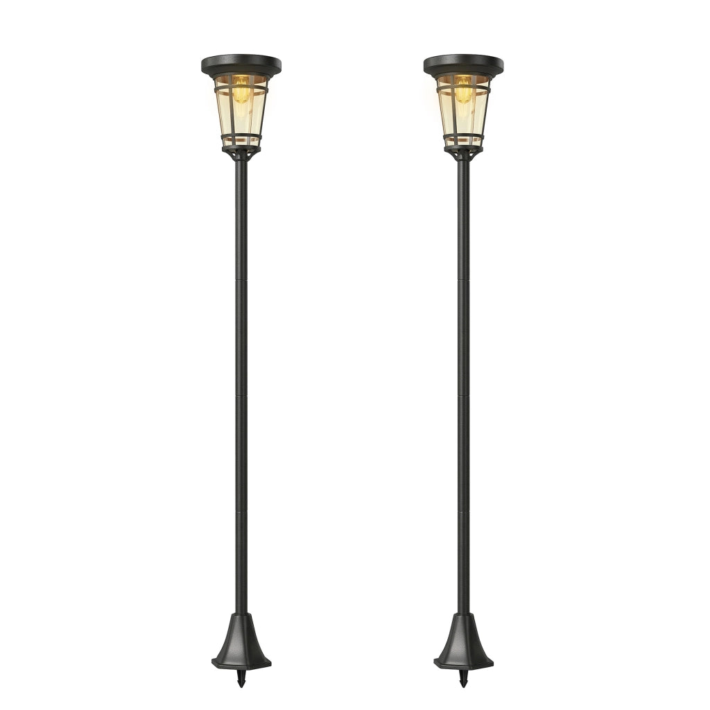 Lanterne Solari 2 Pezzi ¨C Zephmum ¨C Grigio 180cm IP44