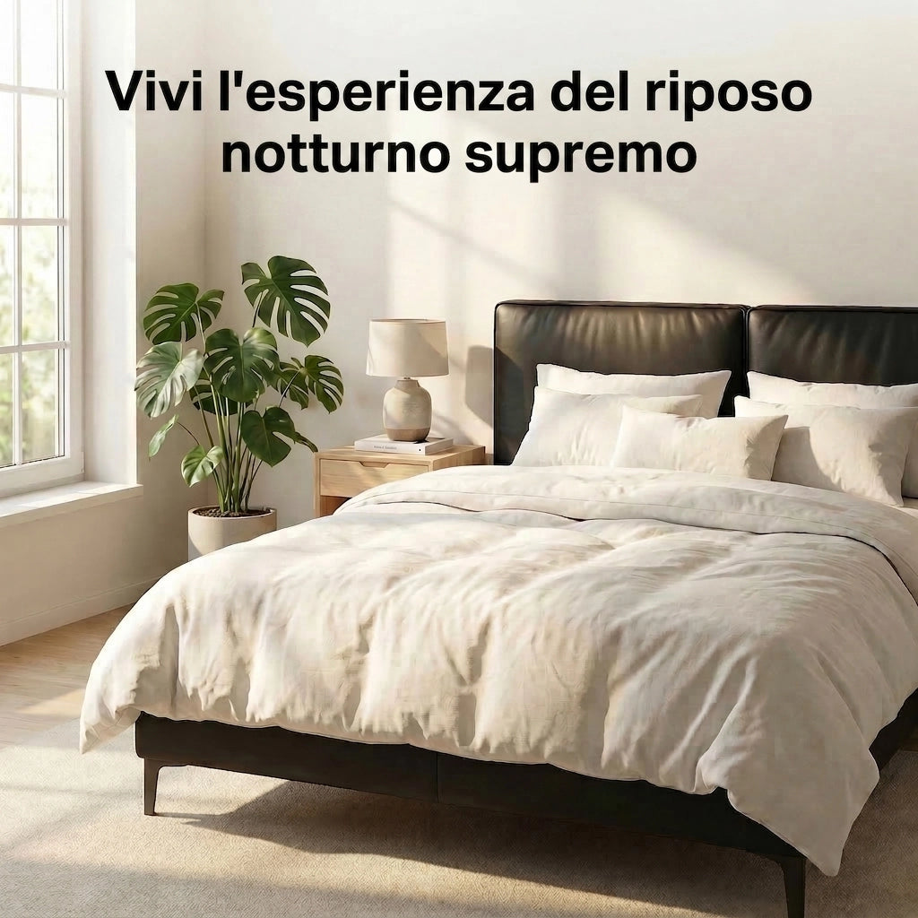 Materasso singolo 90x200 a molle insacchettate 7 zone; rigidità H4 altezza 25 cm; schiuma comfort