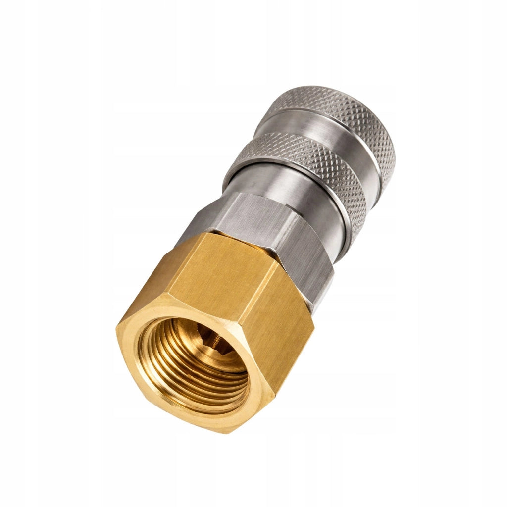 Presa Rapida M18 INOX – Acciaio Inossidabile | 180 Bar | Compatibile con Idropulitrici, Lance, Accessori Alta Pressione