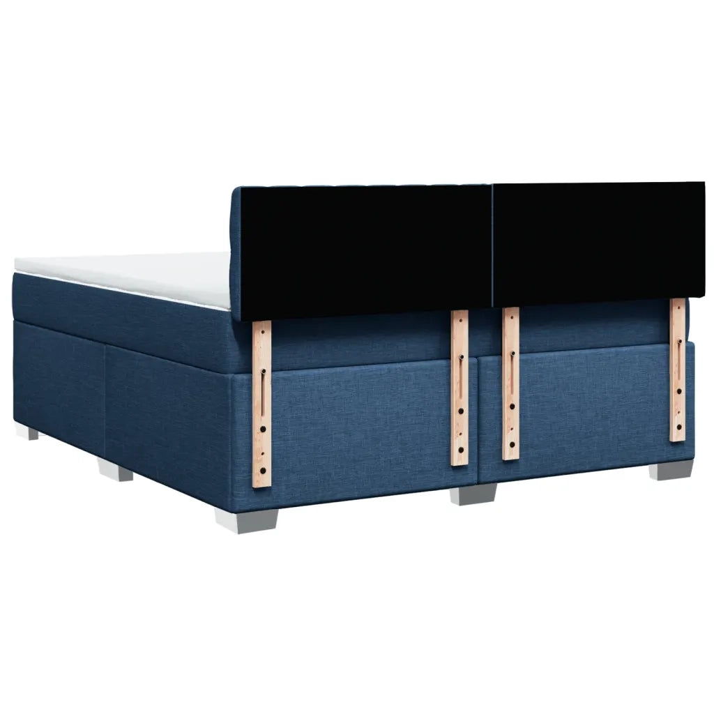 Giroletto a Molle con Materasso Blu 180x200 cm in Tessuto 3285980