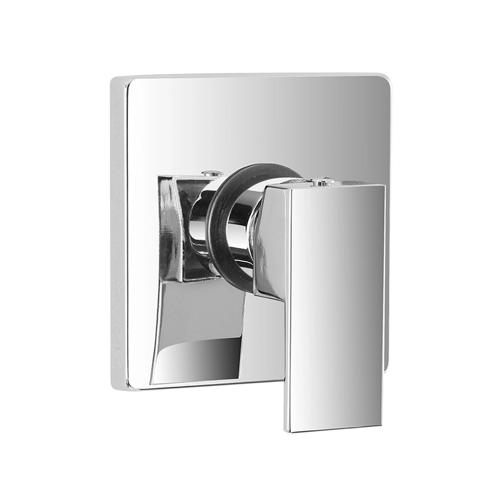 Set miscelatori lavabo bidet e doccia a incasso cromo lucido Kubo