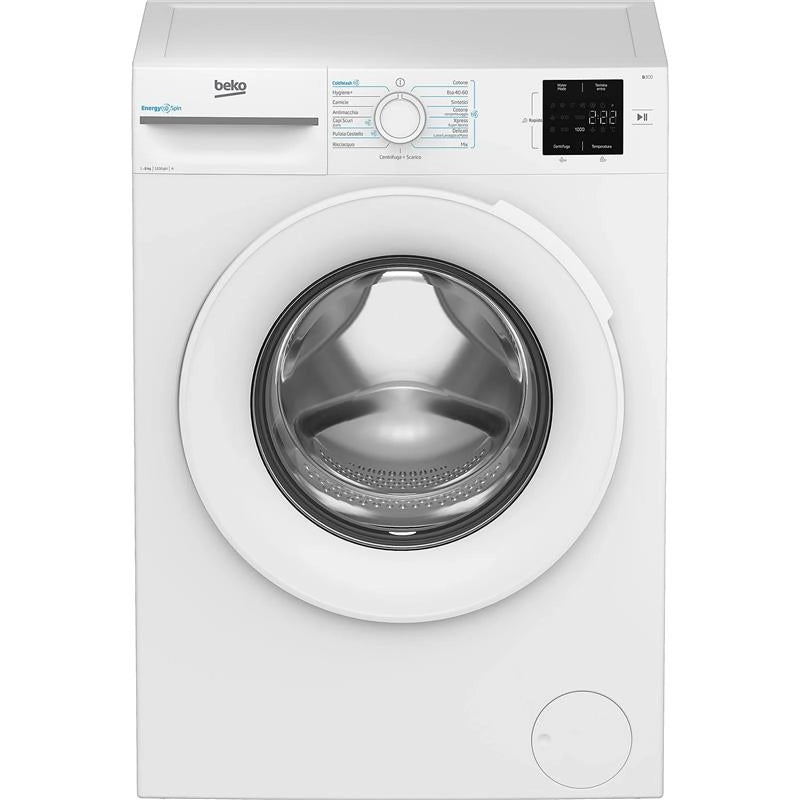 BEKO BMWRU3821W LAVATRICE A VAPORE CON CARICO FRONTALE, 15 PROGRAMMI, CAPACITÀ  8KG 1200G