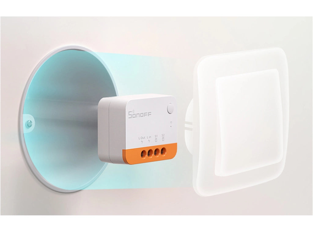 Interruttori Smart SONOFF ZBMINIL2 Zigbee Mini 2-Vie Senza Filo Neutro 6A/1440W Compatibile con Alexa Google Home e Home Assistant 2 Pezzi