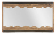 Specchio rettangolare in legno di acacia nilotica Yellowstone cm 120x4x72