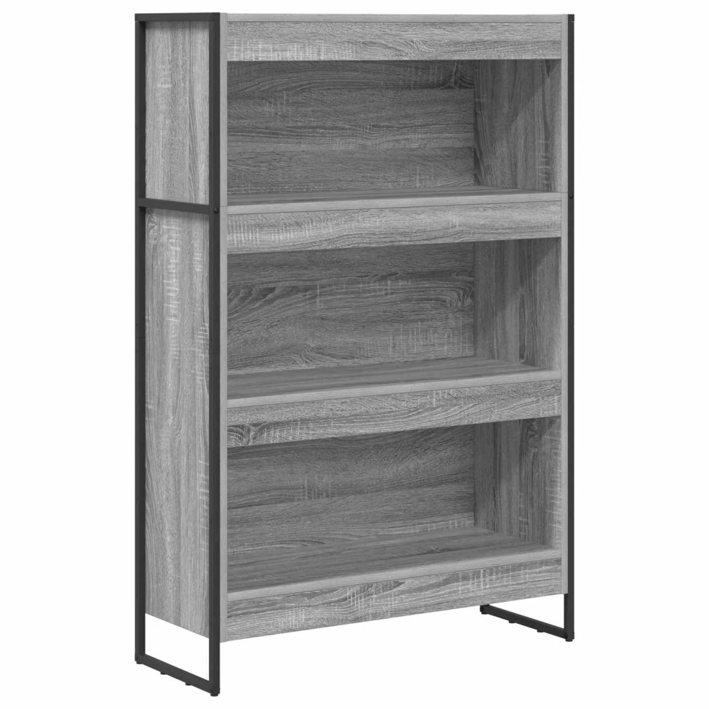 Armadio per Libri Grigio Sonoma 80 x 30 x 121 cm