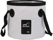 Contenitore di stoccaggio portatile da 20L, opaco, con chiusura a scorrimento e maniglia, per campeggio, viaggi, escursioni, pesca, canoa e giardinaggio