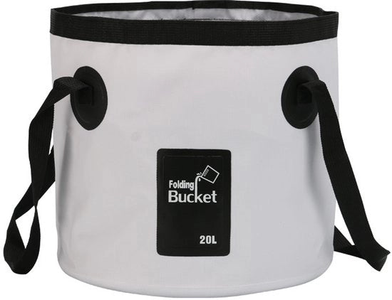 Contenitore di stoccaggio portatile da 20L, opaco, con chiusura a scorrimento e maniglia, per campeggio, viaggi, escursioni, pesca, canoa e giardinaggio