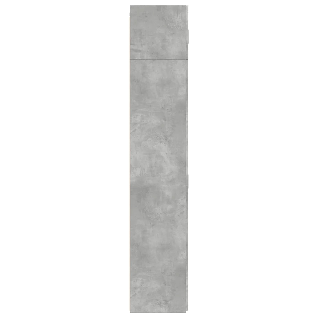 Armadietto Grigio Cemento 70x42,5x225 cm in Legno Multistrato CFW8973418