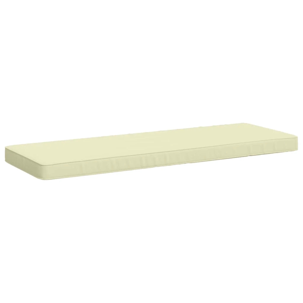 Cuscini per Panchina a 2 Pezzi VUGHT 2 pz 100% Poliestere Crema 951203