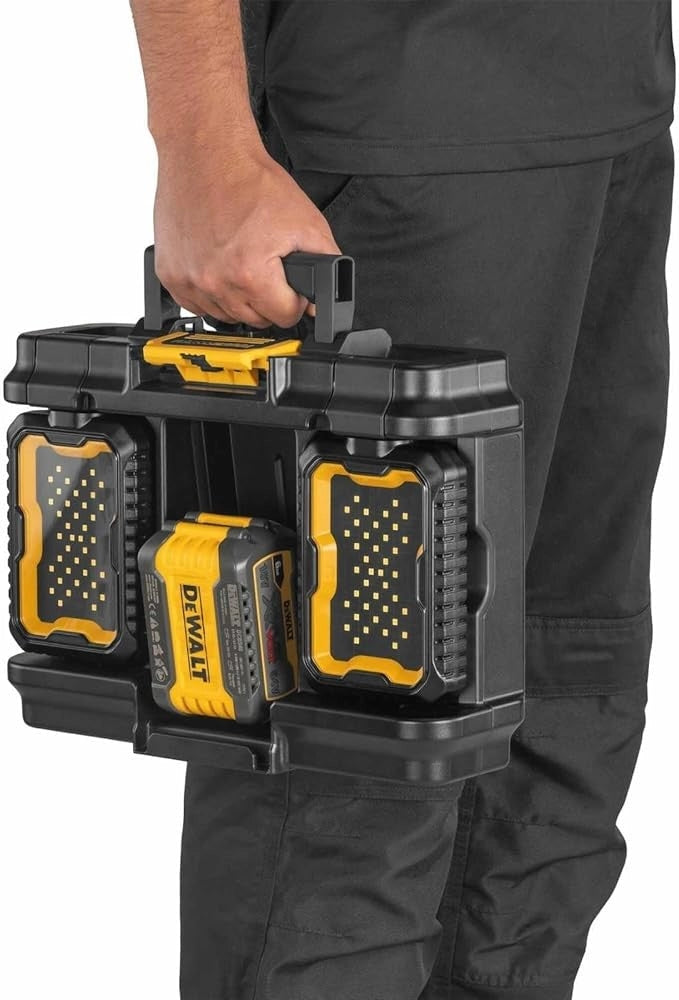 Valigetta DeWalt TOUGHSYSTEM doppia unità torcia led ruotabili 4000 lm DWST08061-1