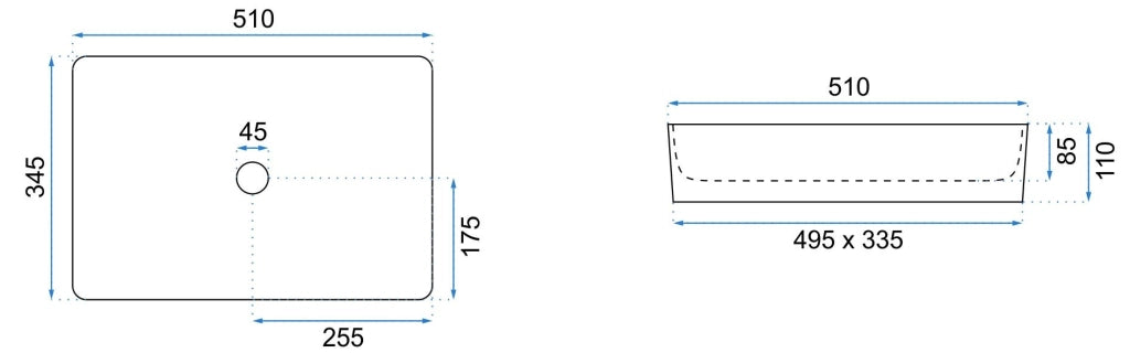 Lavabo Da Appoggio Rea Avia