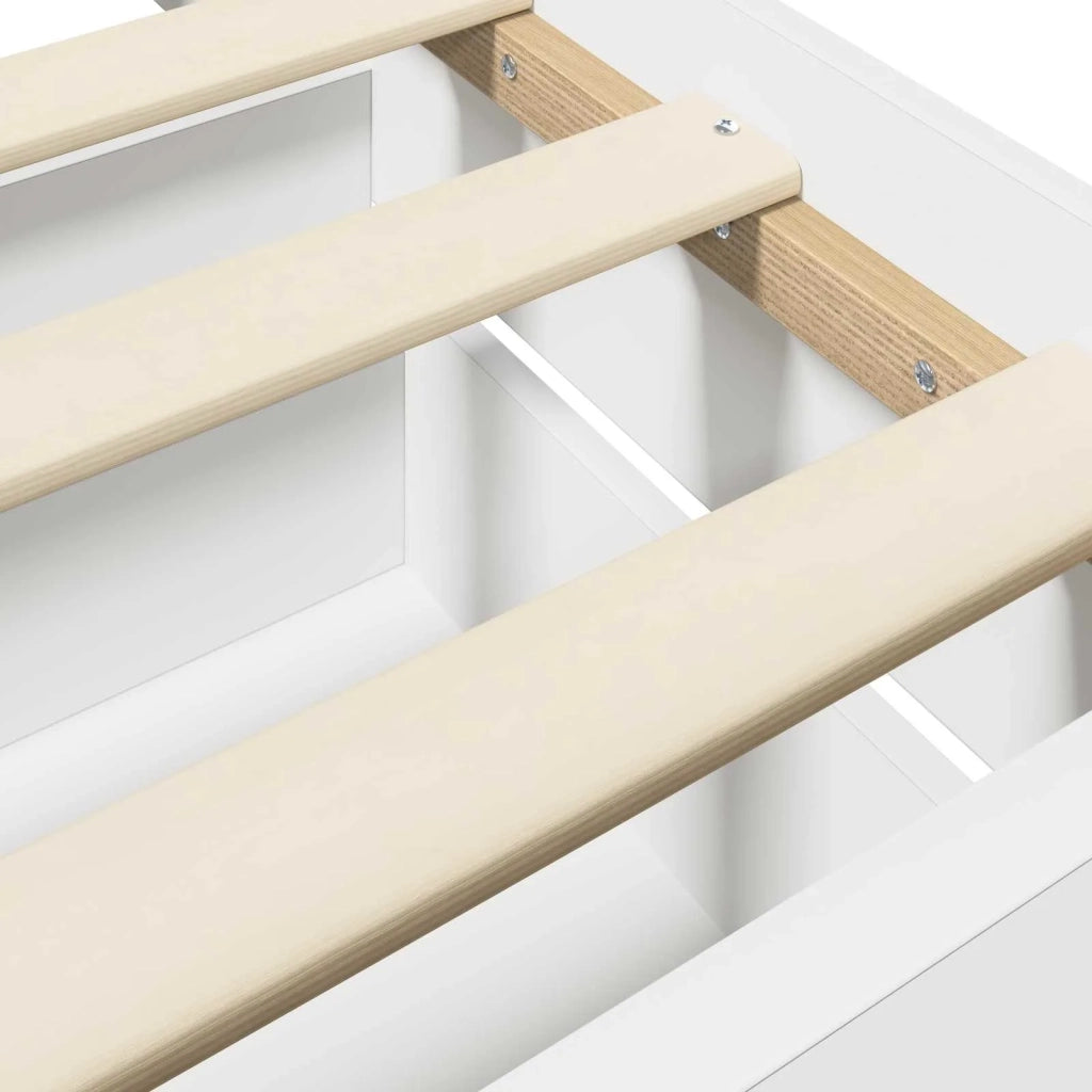 Telaio del letto con storage Bianco 80 x 200 cm 3429509