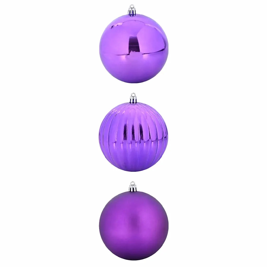 Set di Palline di Natale XXL 3 pcs Lillà Plastica