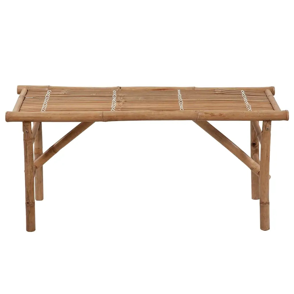 Panca da Giardino Pieghevole con Cuscino 118 cm in BambÃ¹ cod mxl 75651