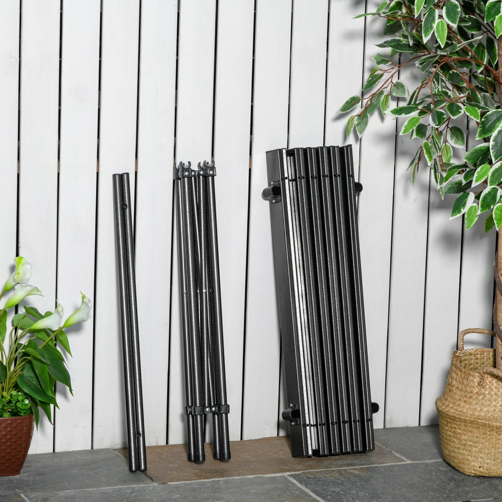 Tavolo pieghevole ¨C zephmum ¨C nero 70x70x69cm