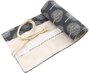 Tecnico Portatile Ospedalabile - Borsa di Raccordo - 48 Orecchioni - Tessuto in Canapa Duraturo - Scuola/Ufficio - Dimensioni 20 x 55 cm - Borsa per Pennelli