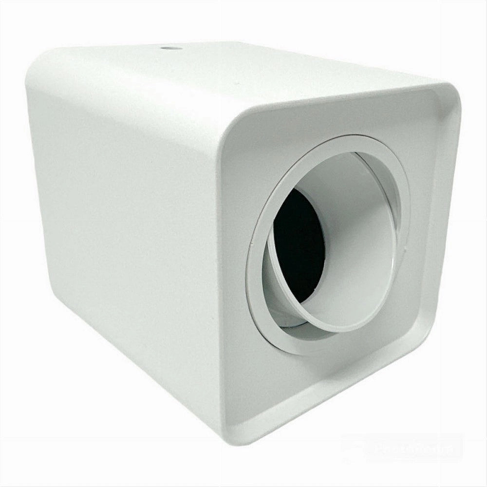 Trade Shop - Portafaretto Orientabile Da Soffitto Bianco Per Faretto Gu10 / Gu5.3 P34-gu10-b1 -