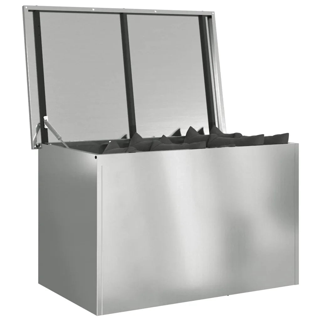 Scatola di Stoccaggio Esterno Argento 80 x 50,5 x 50 cm Acciaio 874572