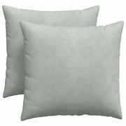 Cuscini da Divano 2 pz | Cuscini per sedie Grigio chiaro 45 x 45 cm
