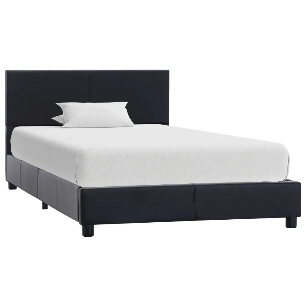 Giroletto Nero in Similpelle 90x200 cm cod mxl 70038