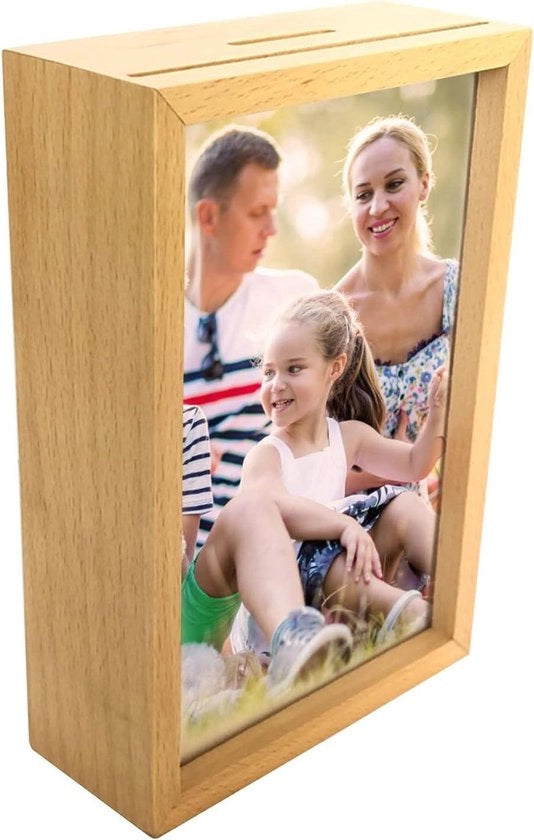 Cassa di Risparmio per Bambini - Fotoframmento 3D Cassa di Risparmio Regalo di Denaro Conservazione Foto Decorazione della Camera per Ragazzi e Ragazze