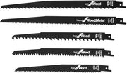 Set di 5 lame a scorrimento per lavorazione del legno