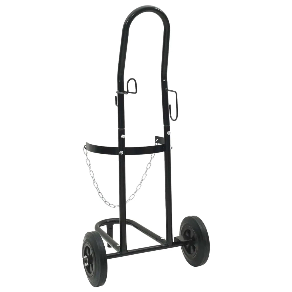 Carrello Manuale Nero e Rosso 49 x 49 x 101 cm Acciaio CFW8597524