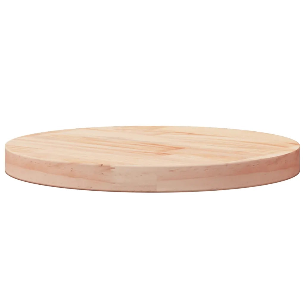 Piano Tavolo | Superficie Tavolo | Piano Scrivania Rotondo ?30x3 cm in Legno Massello di Pino