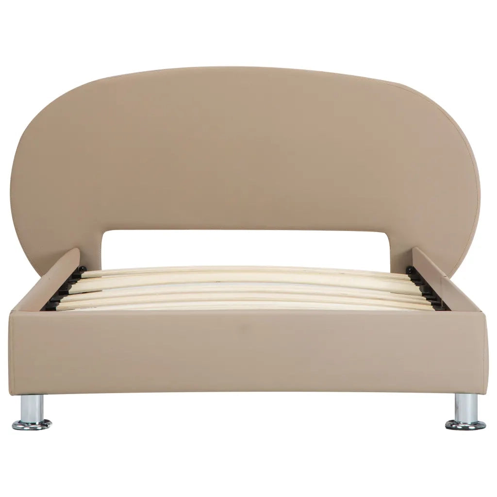 Giroletto-Struttura Letto Cappuccino in Similpelle 100x200 cm
