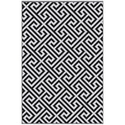 Tappeto da esterno reversibile ¨C zephmum ¨C nero e bianco 152x243 cm
