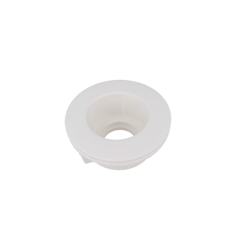 Portafaretto Da Incasso A Scomparsa Corpo Rotondo In Gesso Vetro Satinata Portalampada GU10 Incluso SKU-3692