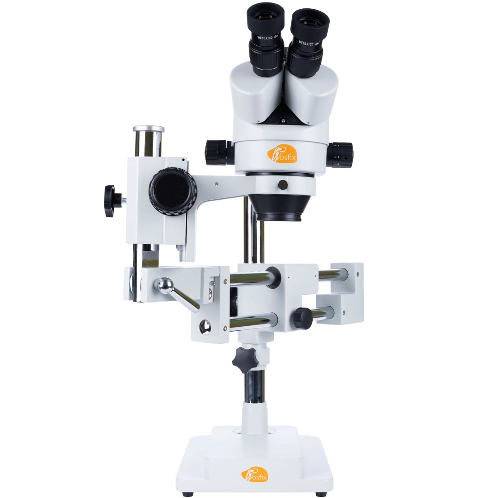 Mikroscopio Stereoscopico Trinoculare Rosfix Jupiter Pro MSJP-T-SDMS1 – Testa Rotante 360° | Zoom 7x-45x