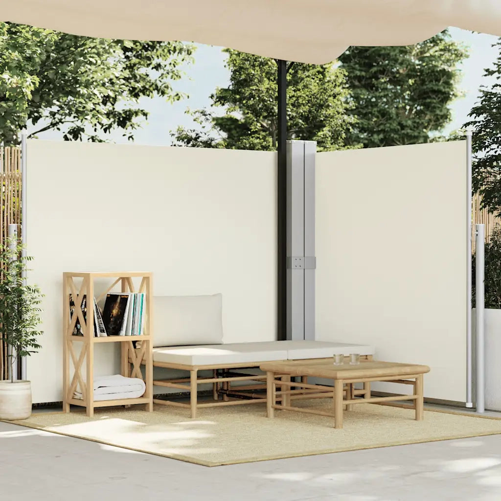 Tenda da Sole | Tenda parasole Laterale Retrattile Crema 180x600 cm