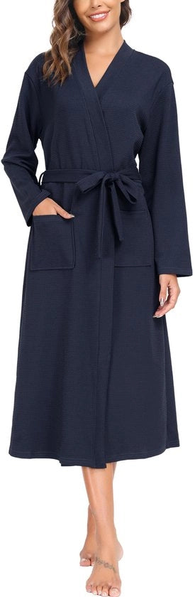 Kimono da bagno con V-collare per donna e uomo
