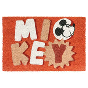 Zerbinetto Decorativo 60x40cm con Motivo Mickey Mouse Antiscivolo Rosso Disney