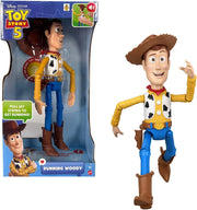 Disney Pixar Toy Story 5 - Running Woody, action figure da 30+ cm con 50 frasi e suoni dal film, tirando la cordicella W