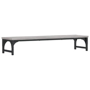 Supporto per monitor da tavolo mobile da ufficio Sonoma 85 x 23 x 155 cm legno ingegnerizzato grigio 02_0045001