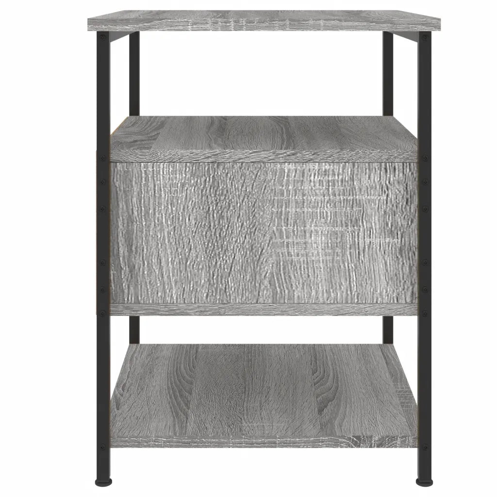 Comodini 2 pz Grigio Sonoma 40x42x56 cm in Legno Multistrato 826030