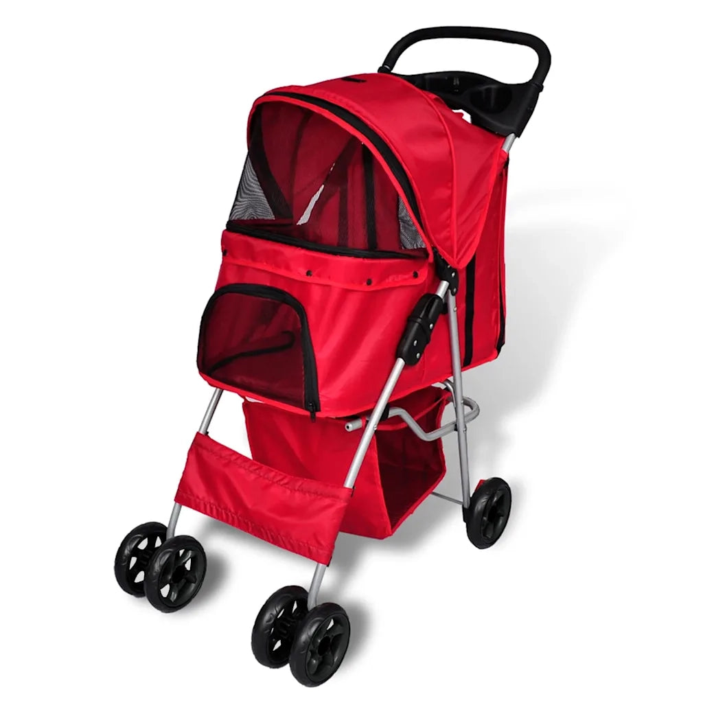 Passeggino per Cani Rosso  cod mxl 57912
