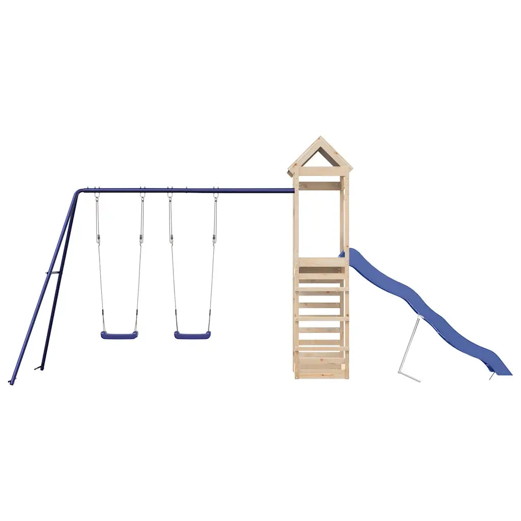 Set da Gioco da Esterno in Legno Massello di Pino 3279166