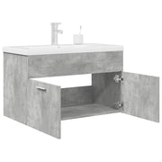 Mobile da Bagno con Lavabo Integrato e Rubinetto Grigio Cemento 3324890